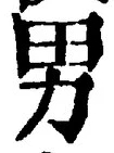 글자 男