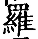 글자 羅