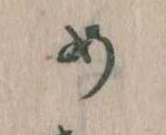 めの位置