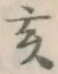 글자 亥