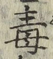 字毒