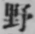 文字 野