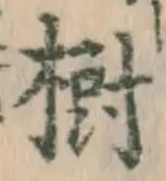 Chữ 樹