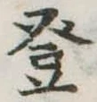登の位置