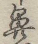 鼻の位置