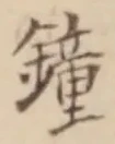 Chữ 鐘