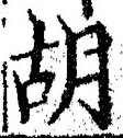 字胡