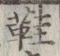 鞋の位置