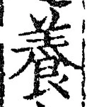 「養」字