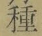 Chữ 種