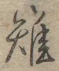 Đã định vị 雉
