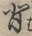 背の位置