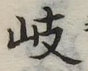 岐の位置