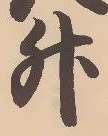 文字升