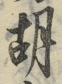 字胡
