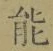 字能