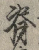 背の位置