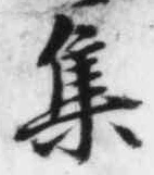 「集」字