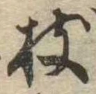 枝，已得其位