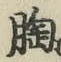 文字 胸