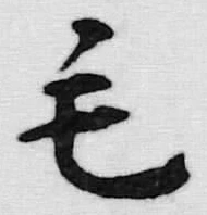字毛