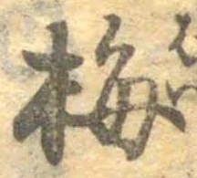 已定位梅