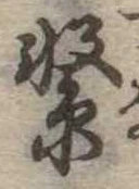 繋の位置