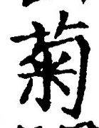 글자 菊