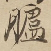 臚の位置