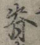 背の位置
