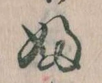 𛂱の位置