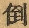 Character 倒