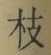 Chữ 枝