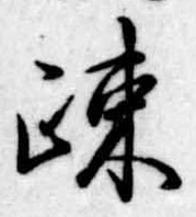 疎の位置