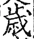 Chữ 歳