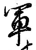 軍の位置