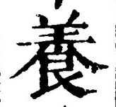 「養」字