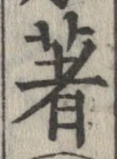 著の位置
