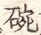 位置 確認된 碗