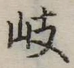 岐の位置