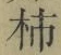 字柿