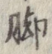 位置 確認된 脚