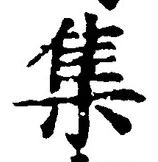 「集」字