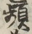 頻の位置