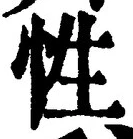 「性」字