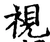 Chữ 視