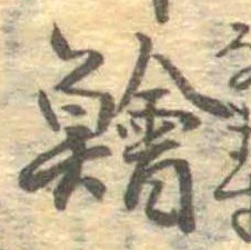 鱠の位置