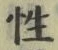 Chữ 性