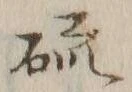 「硫」字