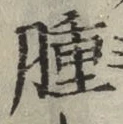 「腫」字